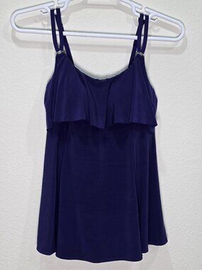 MiracleSuit Purple Ruffle Size 10 Slimming Made in USA